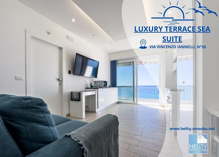 アパート Tropealuxury Terrace Sea トロペーア